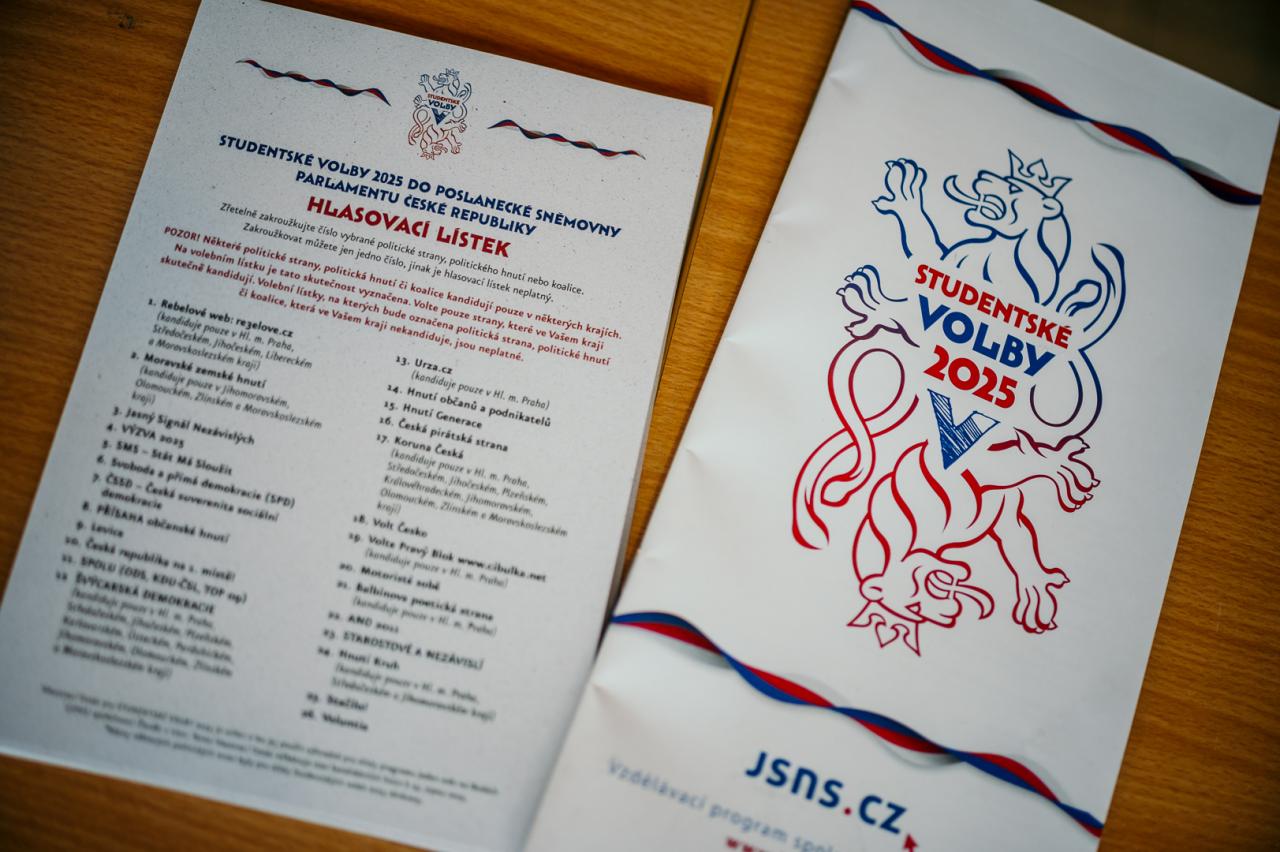 Koho by zvolili do Poslanecké  sněmovny studenti středních škol? Hlasovalo jich přes 90 tisíc