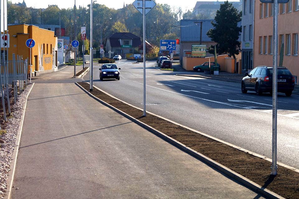 Cyklostezka v Dašické má pokračování