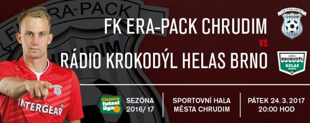 Proti Brnu se chrudimští fanoušci rozloučí se základní částí futsalové ligy