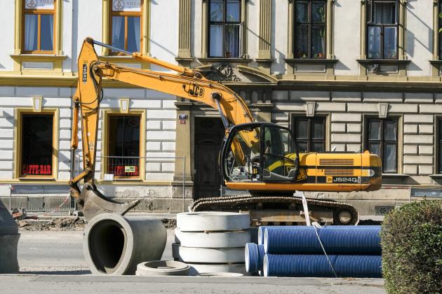 Symbolická tečka za rekonstrukcí kanalizace pod Palackého třídou