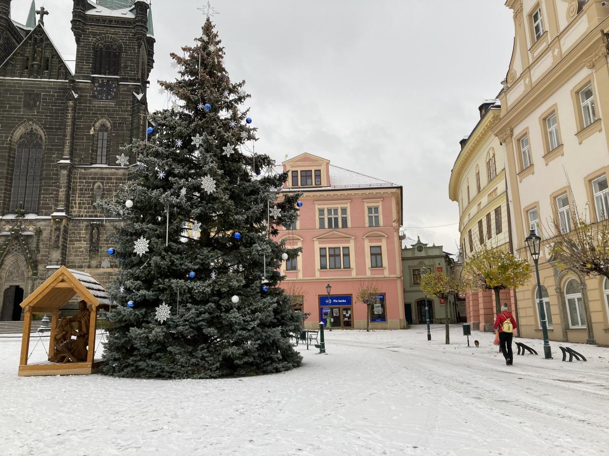 Uzavírka Novoměstské urychlila příjezd vánočního stromu