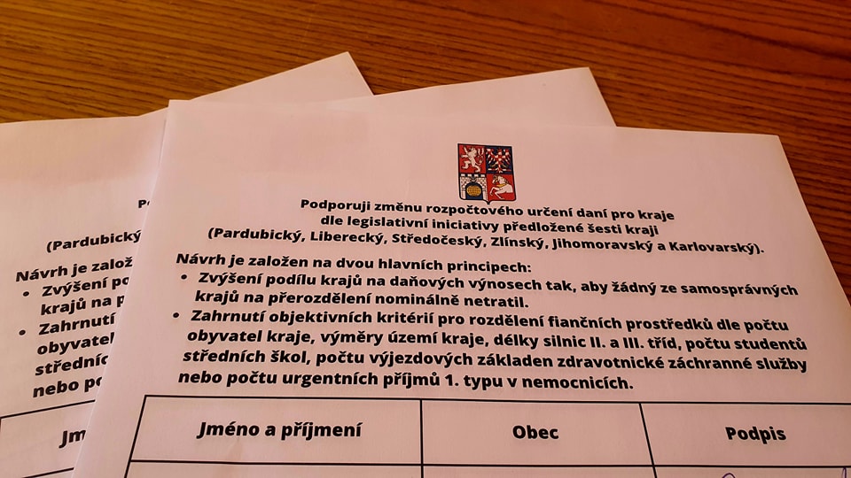 Hejtmani se sjeli do Prahy jednat o spravedlivém rozdělení financí pro kraje