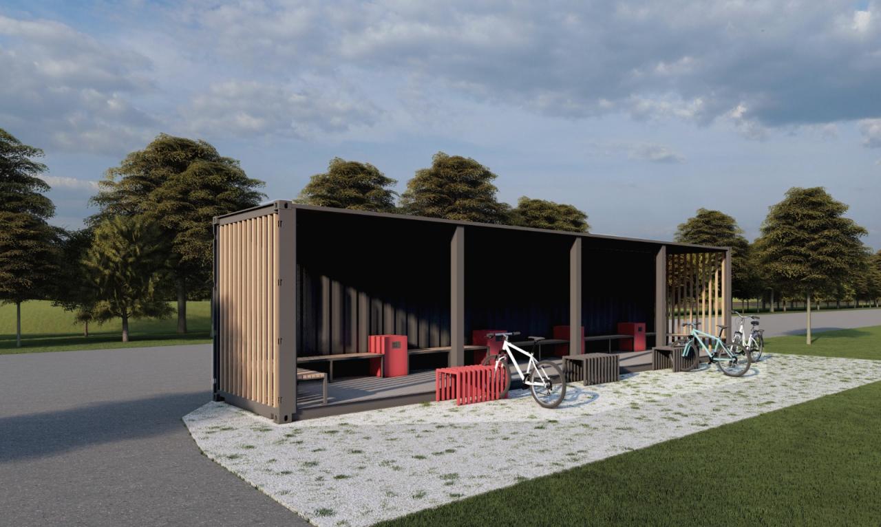 U skateparku se objeví super moderní odpočinková zóna