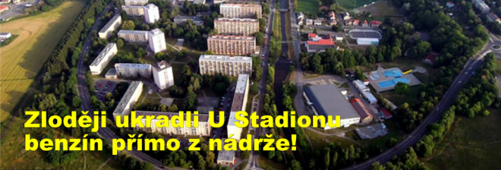 Zloději ukradli U Stadionu benzín přímo z nádrže!