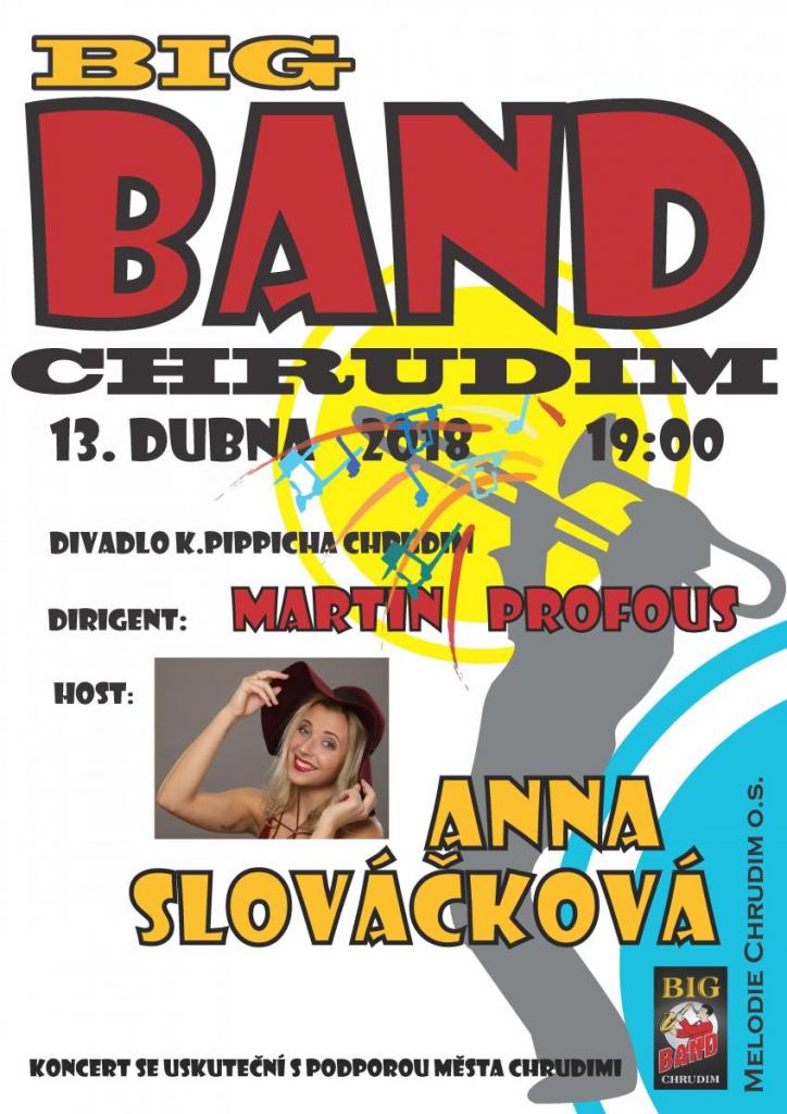 Jarní koncert Big bandu Chrudim a jeho populární host