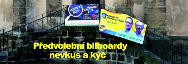 Předvolební bilboardy - nevkus a kýč