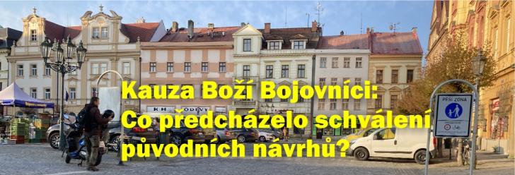 Po rezignaci člena komise zůstane původní návrh připomínky husitů