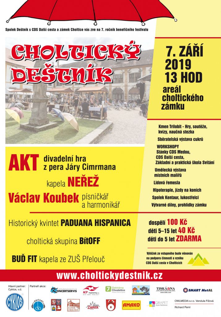 Benefiční festival Choltický deštník
