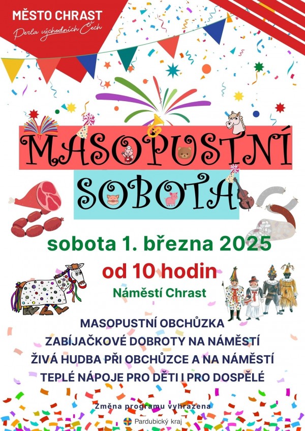 Masopustní sobota, tentokrát v Chrasti