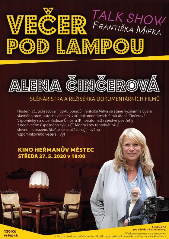 Večer pod lampou – Alena Činčerová