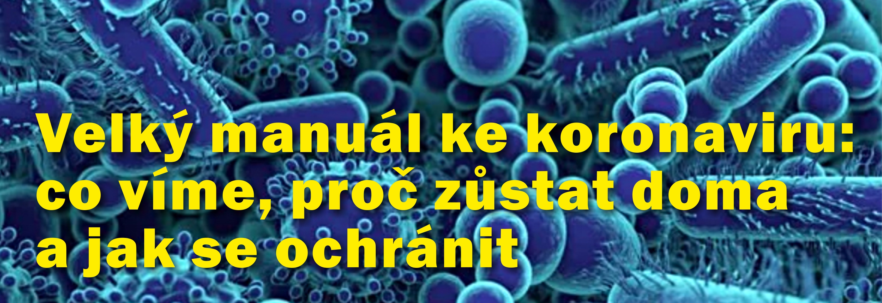 Velký manuál ke koronaviru: co víme, proč zůstat doma a jak se ochránit