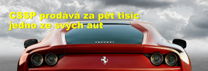 Centrum sociálních služeb a pomoci prodává za pět tisíc jedno ze svých aut