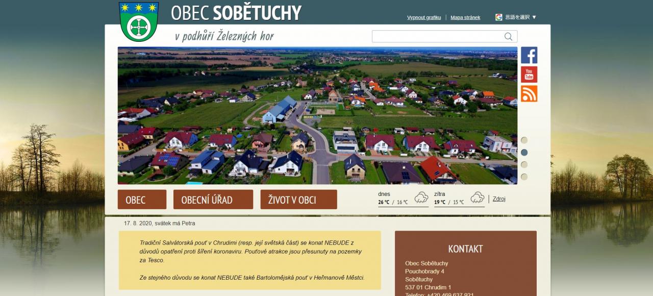 Světové Sobětuchy: Potok už je brzy nezatopí, ale proč web zaujal Japonce?