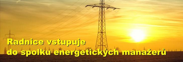Radnice vstupuje do spolku energetických manažerů