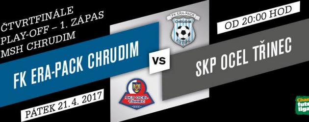 Čtvrtfinále play-off startuje, chrudimskou palubovku okusí Třinec!