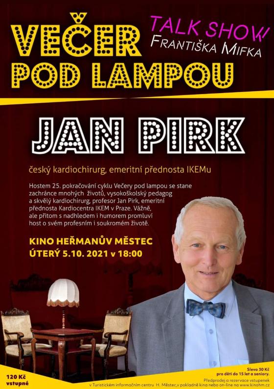 Večer pod lampou s Janem Pirkem