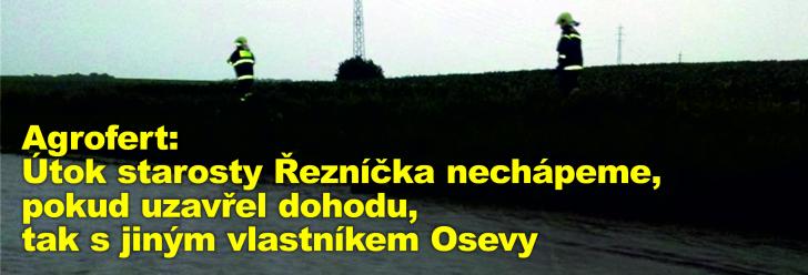 Agrofert: Útok starosty Řezníčka nechápeme, pokud uzavřel dohodu, tak s jiným vlastníkem Osevy