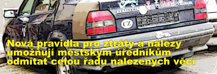 Nová pravidla pro ztráty a nálezy umožňují městským úředníkům odmítat celou řadu nalezených věcí