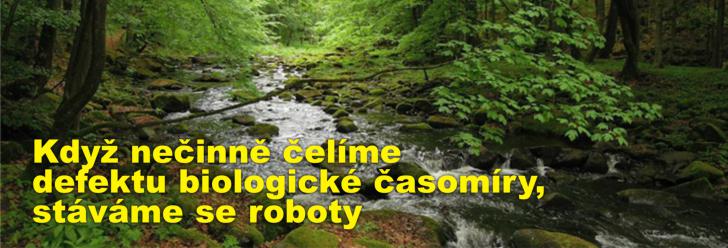 Když nečinně čelíme defektu biologické časomíry, stáváme se roboty