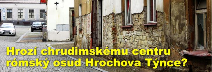 Hrozí chrudimskému centru osud Hrochova Týnce? V poslední době se sem přistěhovaly desítky romských rodin