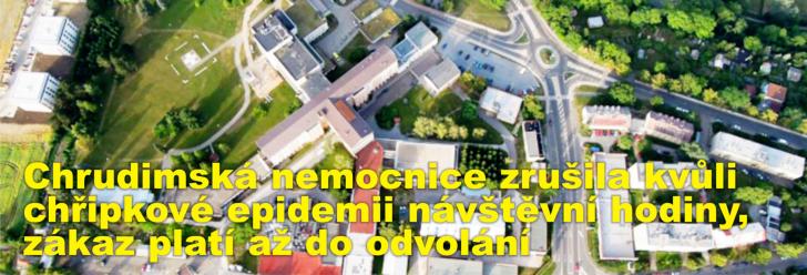 Chrudimská nemocnice zrušila kvůli chřipkové epidemii návštěvní hodiny, zákaz platí až do odvolání