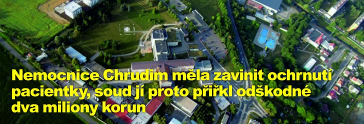 Nemocnice Chrudim měla zavinit ochrnutí pacientky, soud jí proto přiřkl odškodné dva miliony korun