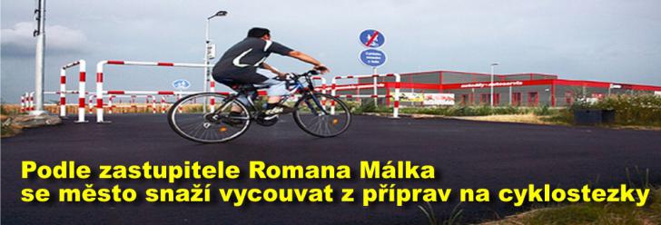 Zastupitel Málek zuří, chrudimská radnice se podle něj prý snaží vycouvat z příprav cyklostezek