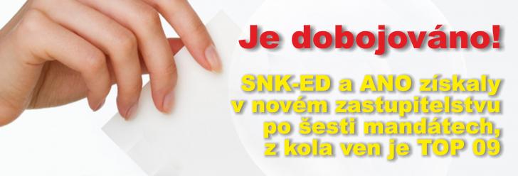 Je dobojováno! SNK-ED a ANO získaly v novém zastupitelstvu po šesti mandátech, z kola ven je TOP 09
