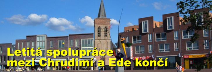 Letitá spolupráce mezi Chrudimí a Ede na žádost Nizozemců letos na podzim skončí