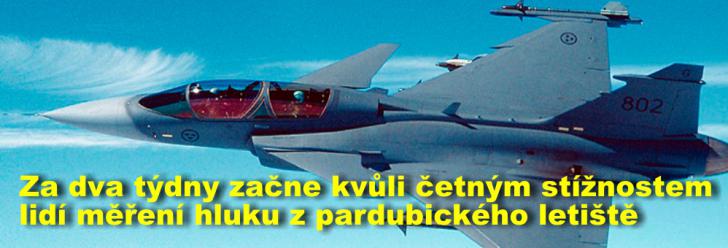 Za dva týdny začne kvůli četným stížnostem lidí měření hluku z pardubického letiště