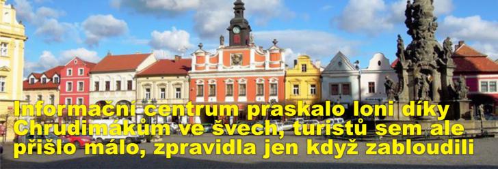 Informační centrum praskalo loni díky Chrudimákům ve švech, turistů sem ale přišlo málo, zpravidla jen když zabloudili
