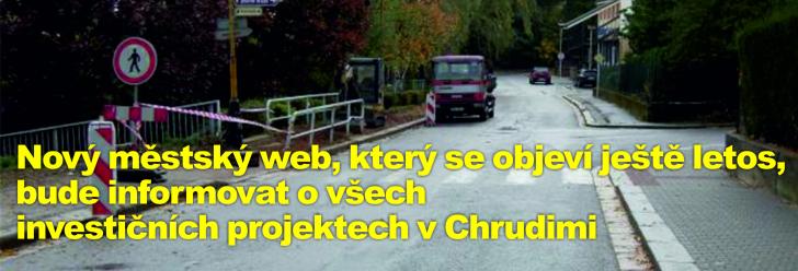 Nový městský web, který se objeví ještě letos, bude informovat o všech investičních projektech v Chrudimi