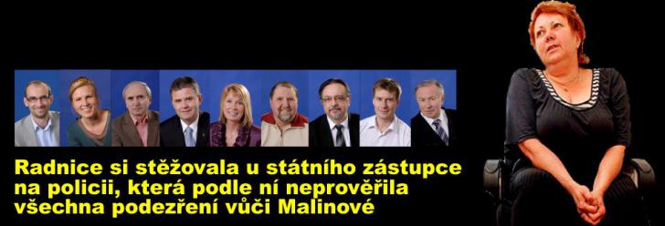 Radnice si stěžovala u státního zástupce na policii, která podle ní neprověřila všechna podezření vůči Malinové