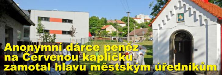Anonymní dárce peněz na Červenou kapličku v parku Střelnice zamotal hlavu městským úředníkům