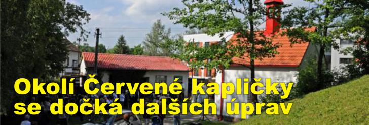 Okolí Červené kapličky se dočká dalších úprav, vznikne zde amfiteátr a důstojnější podobu získá i studánka