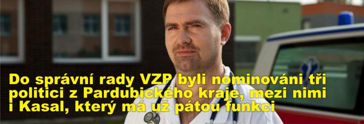 Do správní rady VZP byli nominováni tři politici z Pardubického kraje, mezi nimi i Kasal, který má už pátou funkci