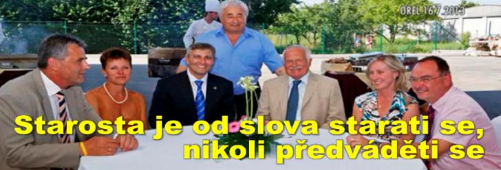 Starosta je od slova starati se, nikoli předváděti se