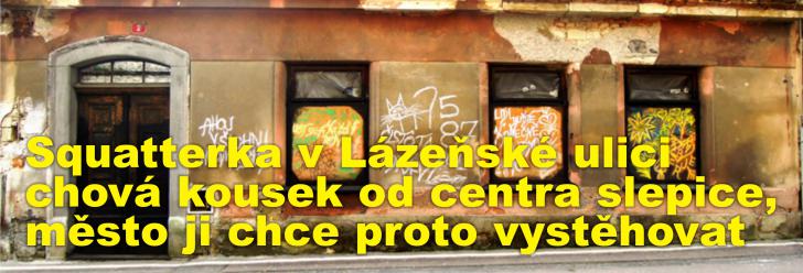 Squatterka v Lázeňské ulici chová kousek od centra slepice a přesazuje zeleň, město ji chce proto vystěhovat