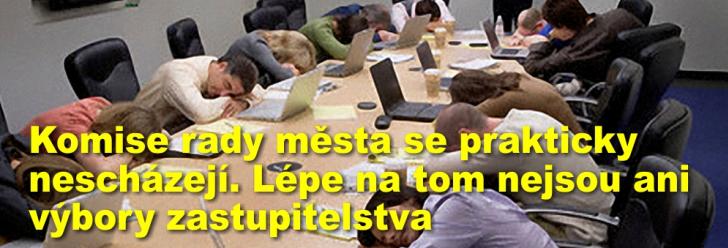 Komise rady města se prakticky nescházejí. Lépe na tom nejsou ani výbory zastupitelstva