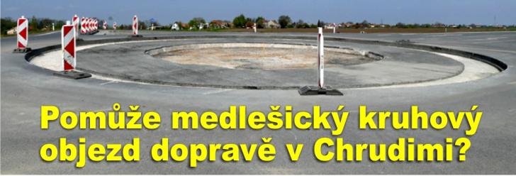 U Medlešic se začal budovat původně zrušený sjezd do Chrudimi