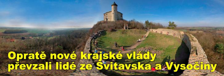 Opratě nové krajské vlády převzali lidé ze Svitavska a Vysočiny