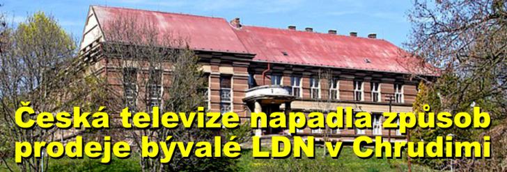 Česká televize napadla způsob prodeje bývalé Léčebny dlouhodobě nemocných v Chrudimi