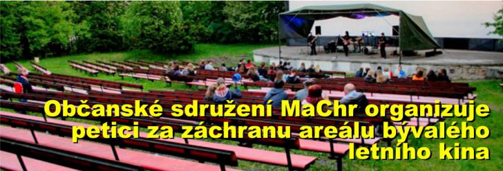 Občanské sdružení MaChr - Za Chrudim malebnou organizuje petici za záchranu areálu bývalého letního kina