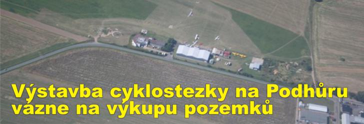 Výstavba cyklostezky na Podhůru vázne na výkupu pozemků, jeden z majitelů jej totiž odmítá prodat