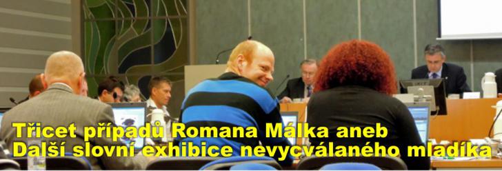Třicet případů Romana Málka aneb Další slovní exhibice nevycválaného mladíka na zastupitelstvu města 