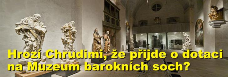 Chrudimskou radnici čeká vyjednávání o proplacení zablokového zbytku dotace na Muzeum barokních soch