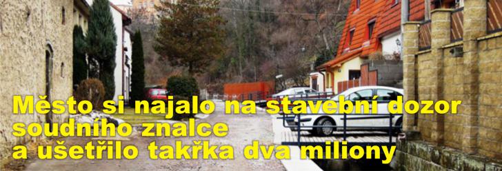 Město si najalo na stavební dozor při rekonstrukci ulice Na Sádkách soudního znalce a ušetřilo takřka dva miliony