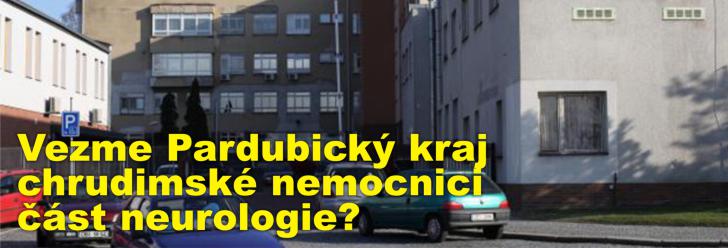 Vezme Pardubický kraj chrudimské nemocnici část neurologie? Nejspíš ano, ale slibuje za to posílení chirurgie