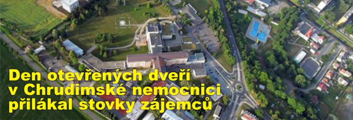 Den otevřených dveří v Chrudimské nemocnici přilákal stovky zájemců