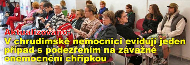 Aktualizováno: V chrudimské nemocnici evidují jeden případ s podezřením na závažné onemocnění chřipkou 